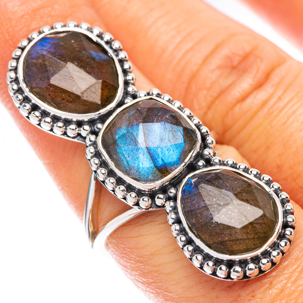 Signature Labradorite Ring Size 7 (925 Sterling Silver) R1804