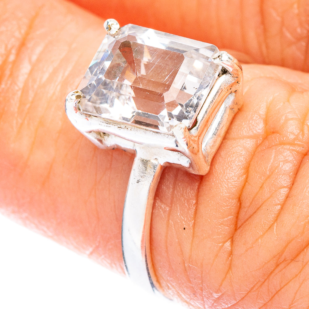 White Topaz Ring Size 5.75 (925 Sterling Silver) R147046