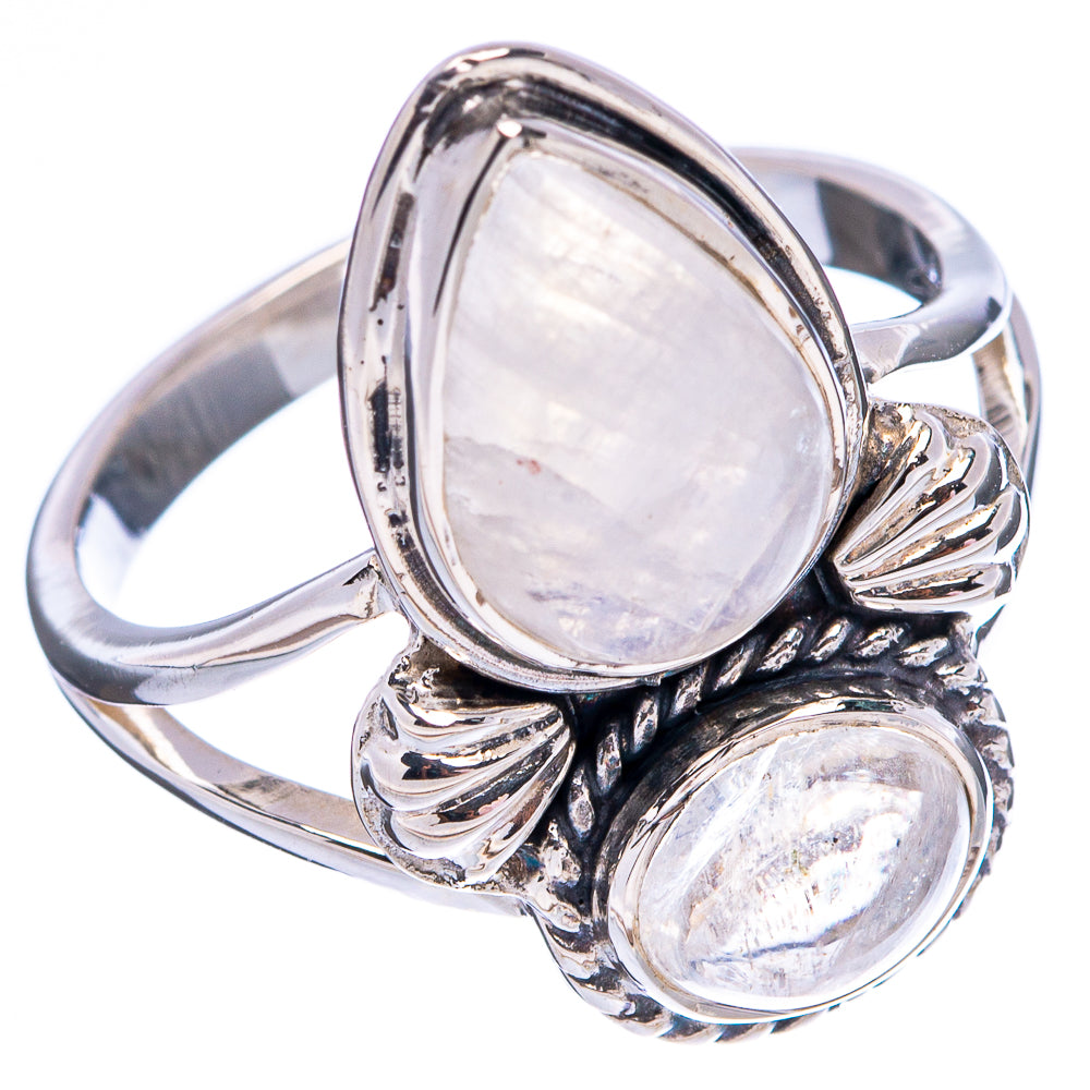 Premium Rainbow Moonstone Ring Size 8.75 (.925 Sterling Silver)