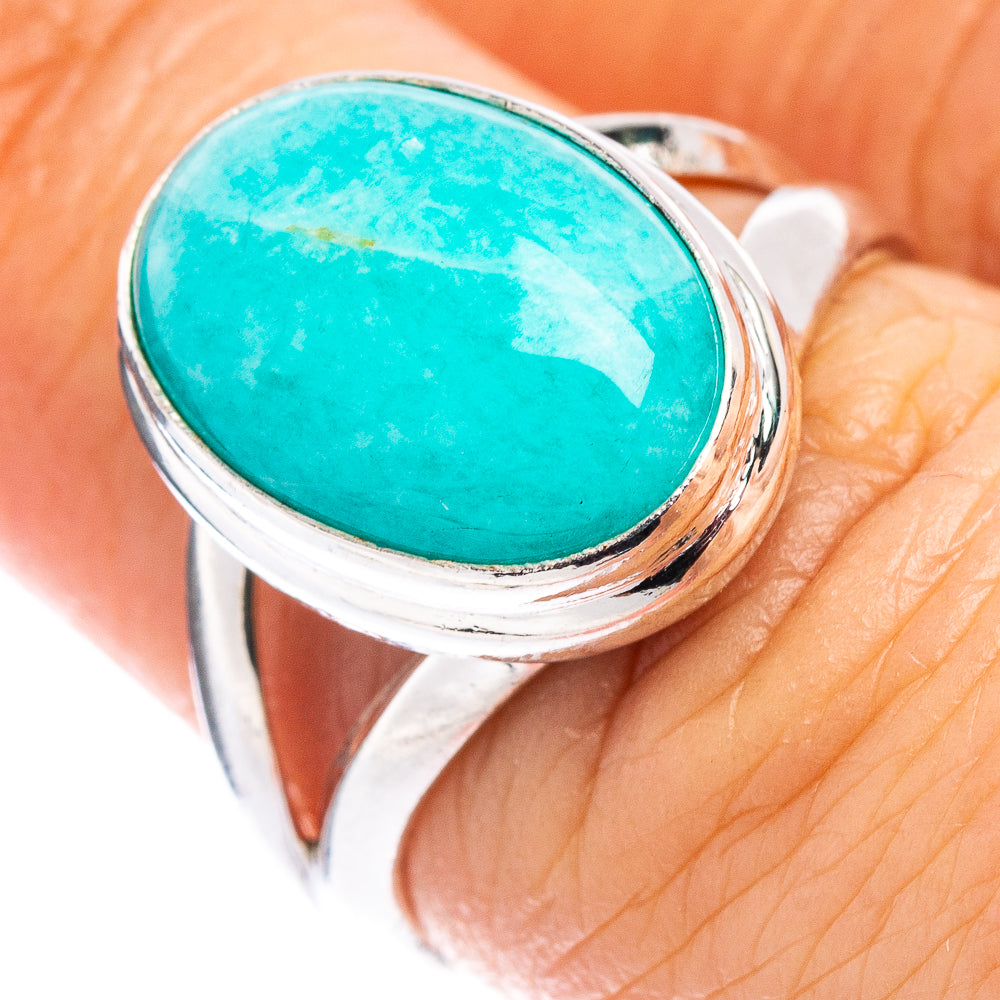 Amazonite Ring Size 6.5 (.925 Sterling Silver)