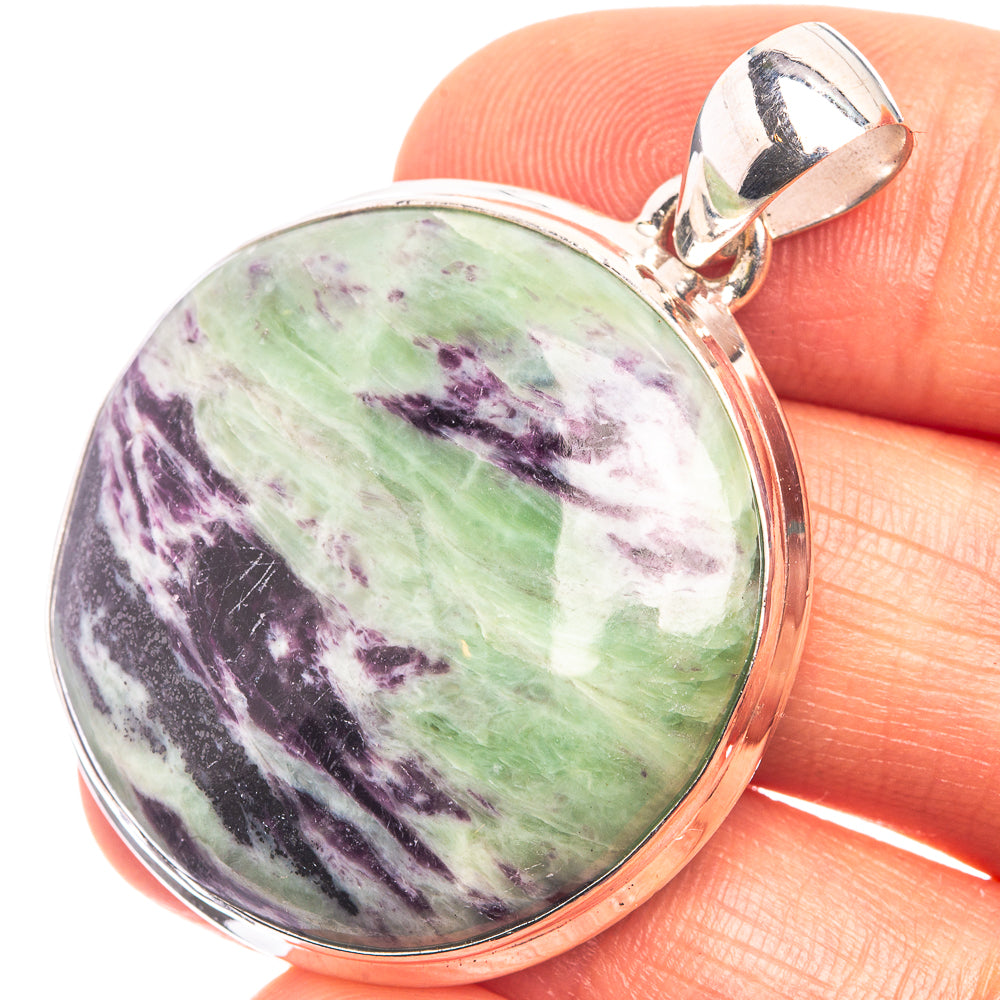Kammererite Pendant 1 5/8" (925 Sterling Silver) P38924