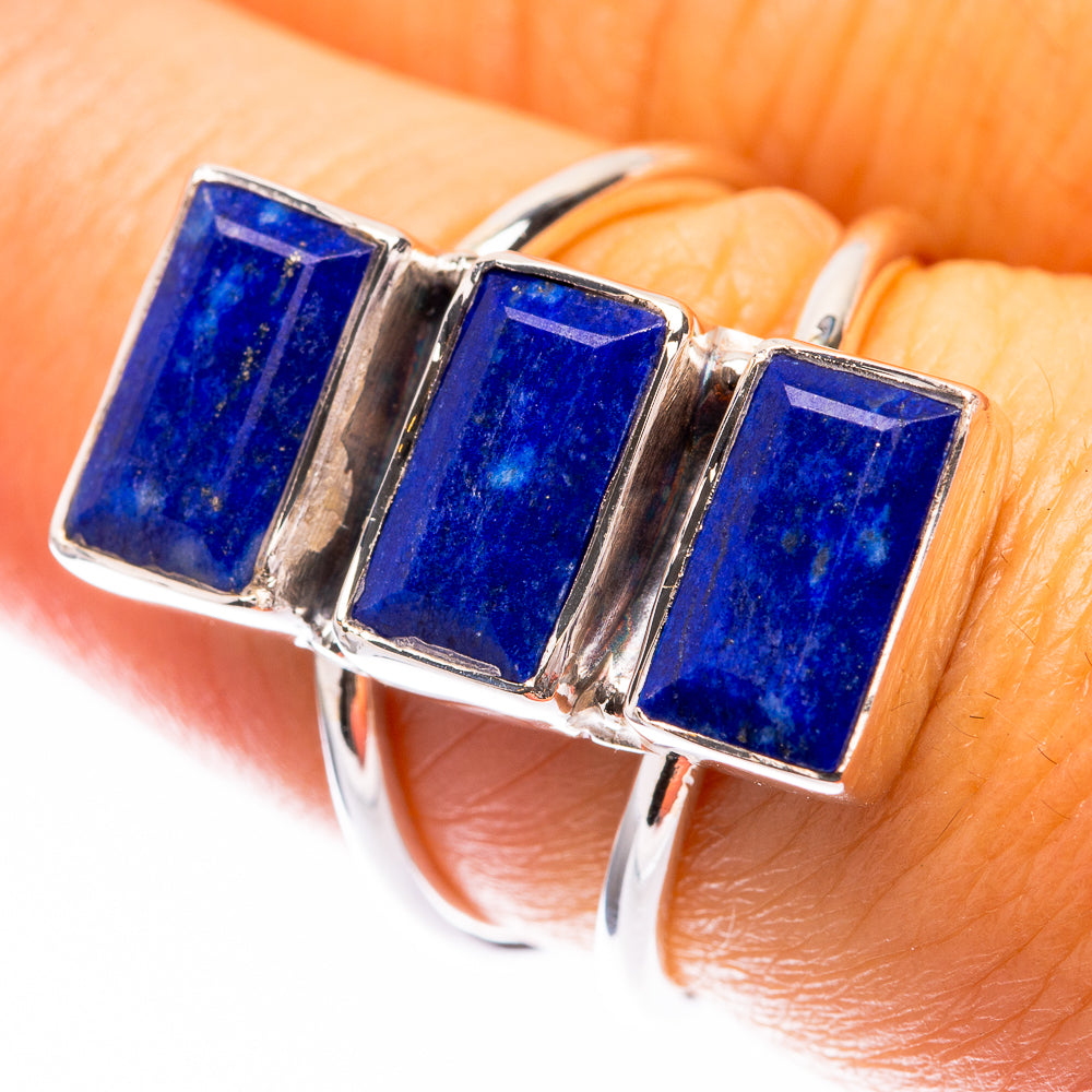 Premium Lapis Lazuli Ring Size 7 (925 Sterling Silver) R141857
