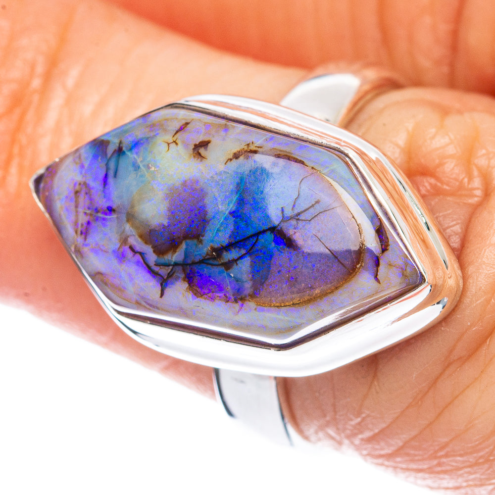 Rare Sterling Opal Ring Size 6.25 (925 Sterling Silver) R2908