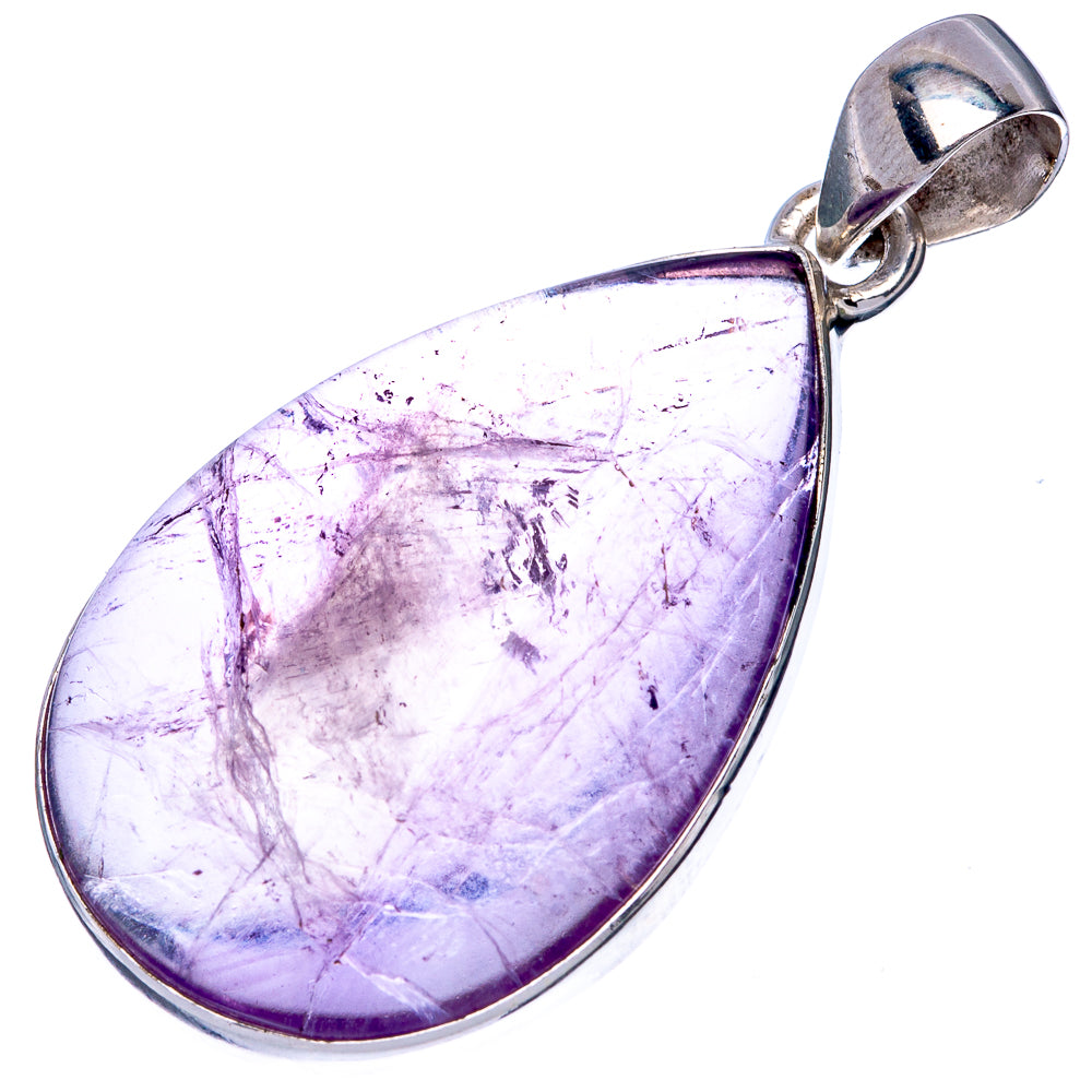 Amethyst Pendant 1 5/8" (925 Sterling Silver) P42177