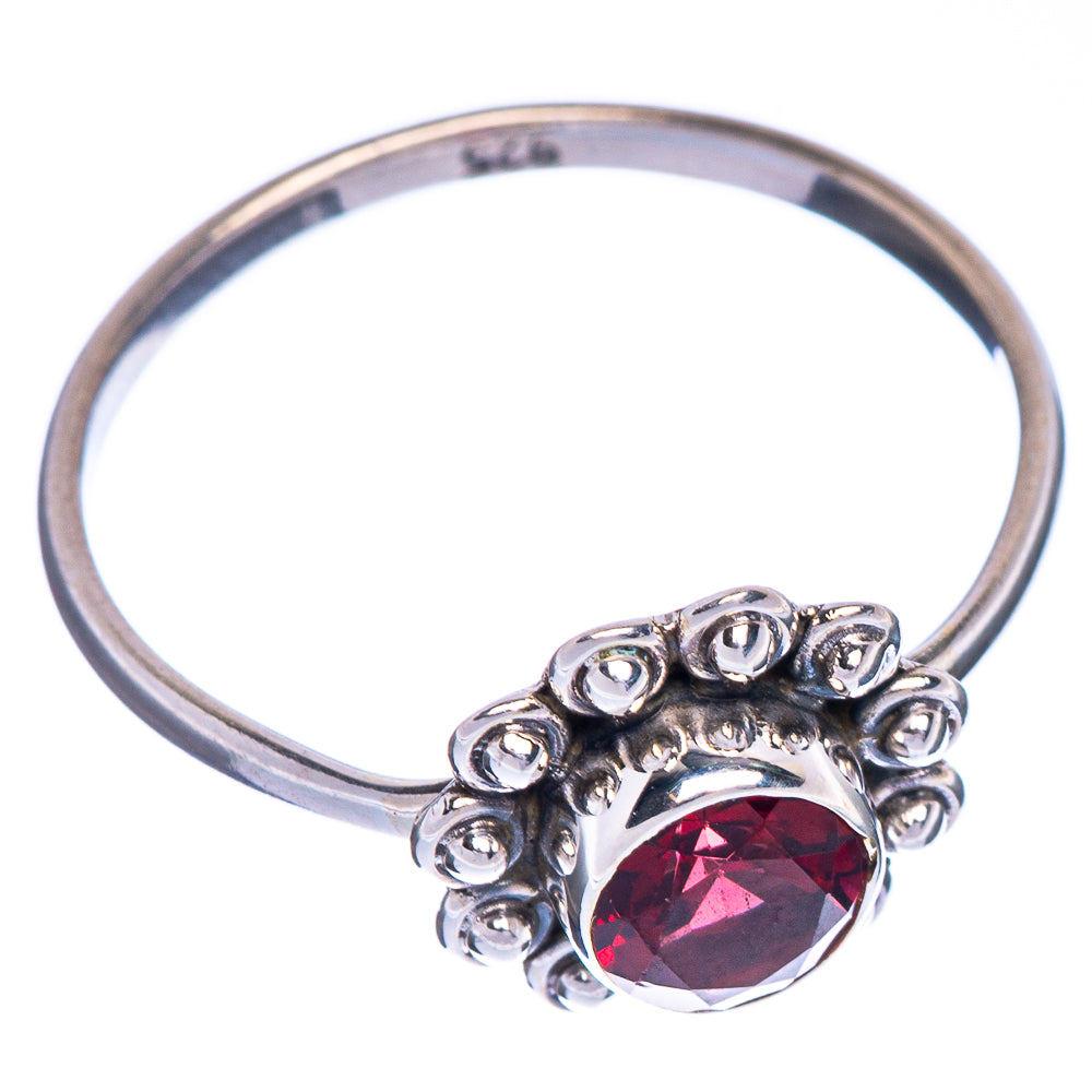 Garnet Dainty Ring Size 9 (925 Sterling Silver) R147204