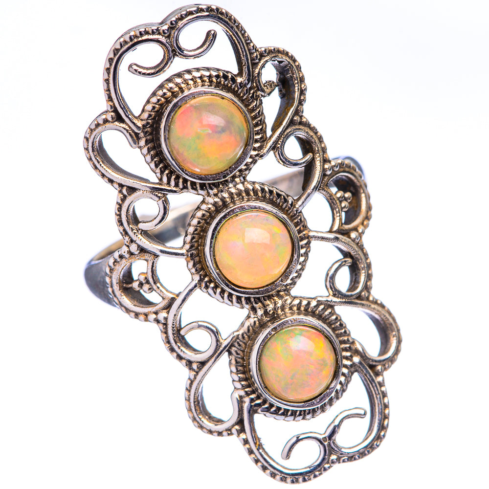 Ethiopian Opal Ring Size 6.75 (925 Sterling Silver) R142676