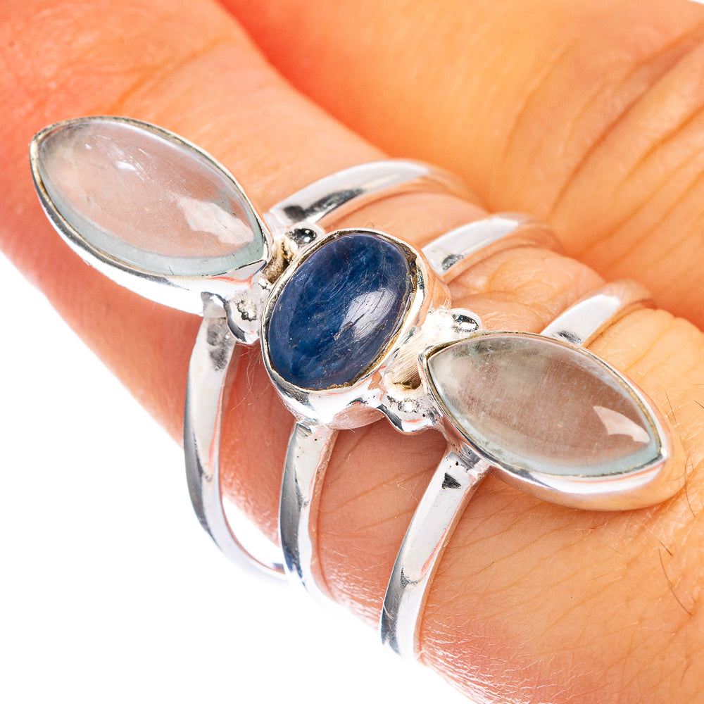 Kyanite, Aquamarine Ring Size 7.25 (925 Sterling Silver) R144234