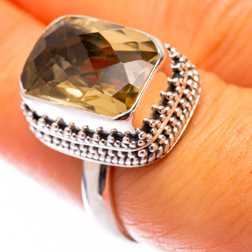 Smoky Quartz Ring Size 7.25 (925 Sterling Silver) R140707