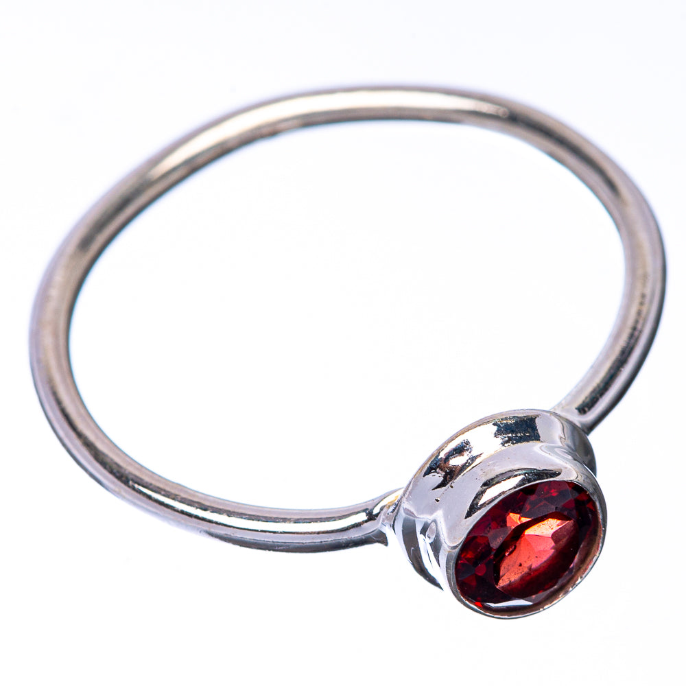 Garnet Dainty Ring Size 7 (925 Sterling Silver) R145180