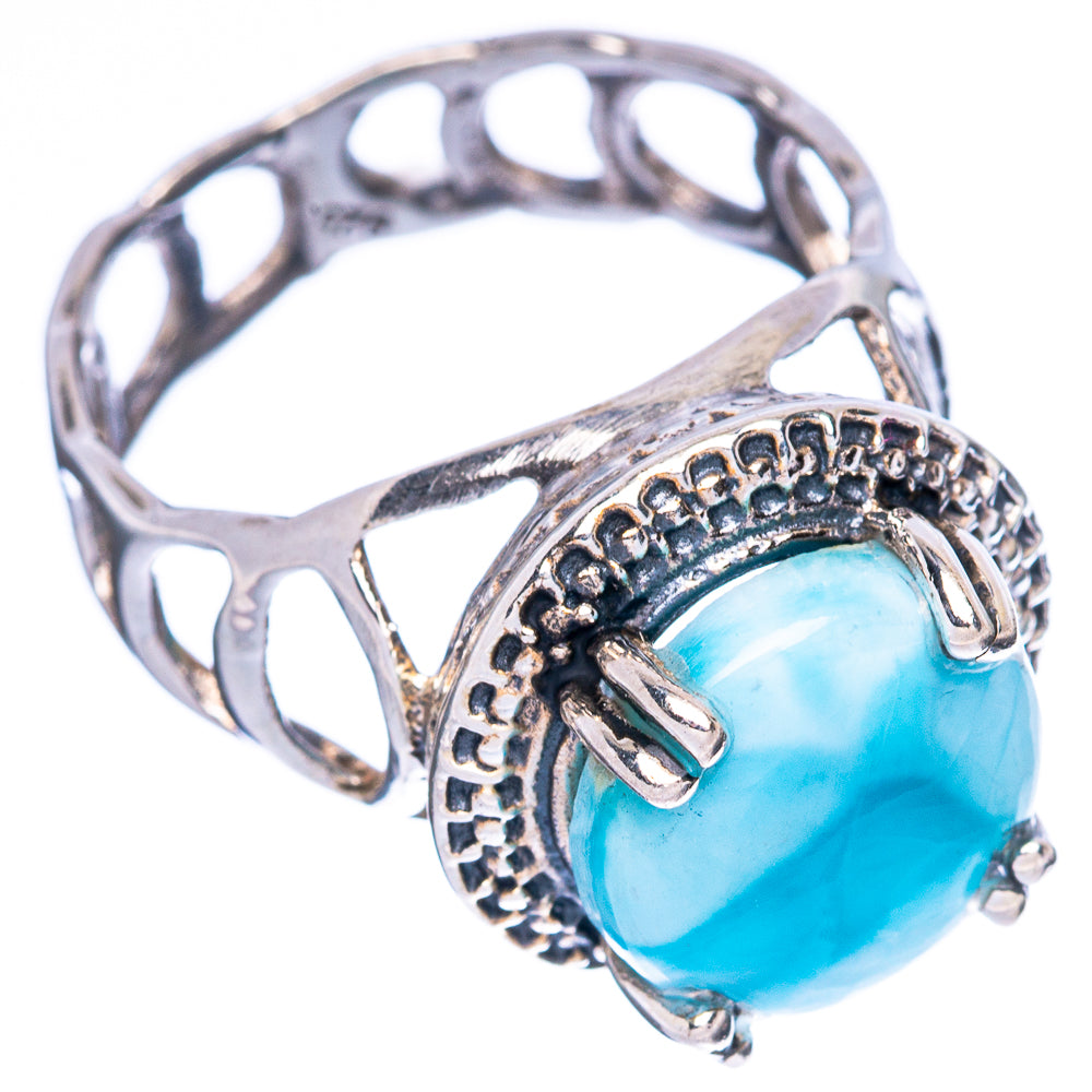 Larimar 925 Sterling Silver Ring Size 7.5 Ana Co R2416