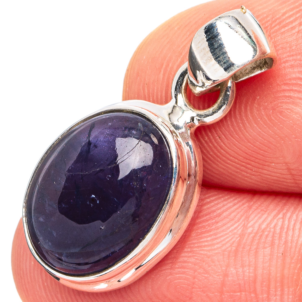 Iolite Pendant 1" (.925 Sterling Silver)