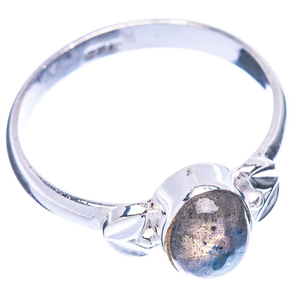 Labradorite Ring Size 8 (925 Sterling Silver) R5586