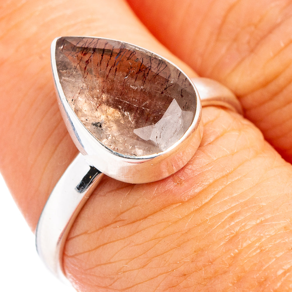 Rare Cacoxenite Ring Size 7.75 (.925 Sterling Silver)