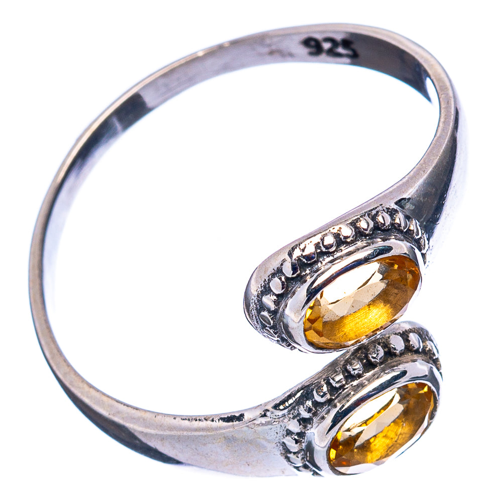 Citrine Ring Size 10 (.925 Sterling Silver)