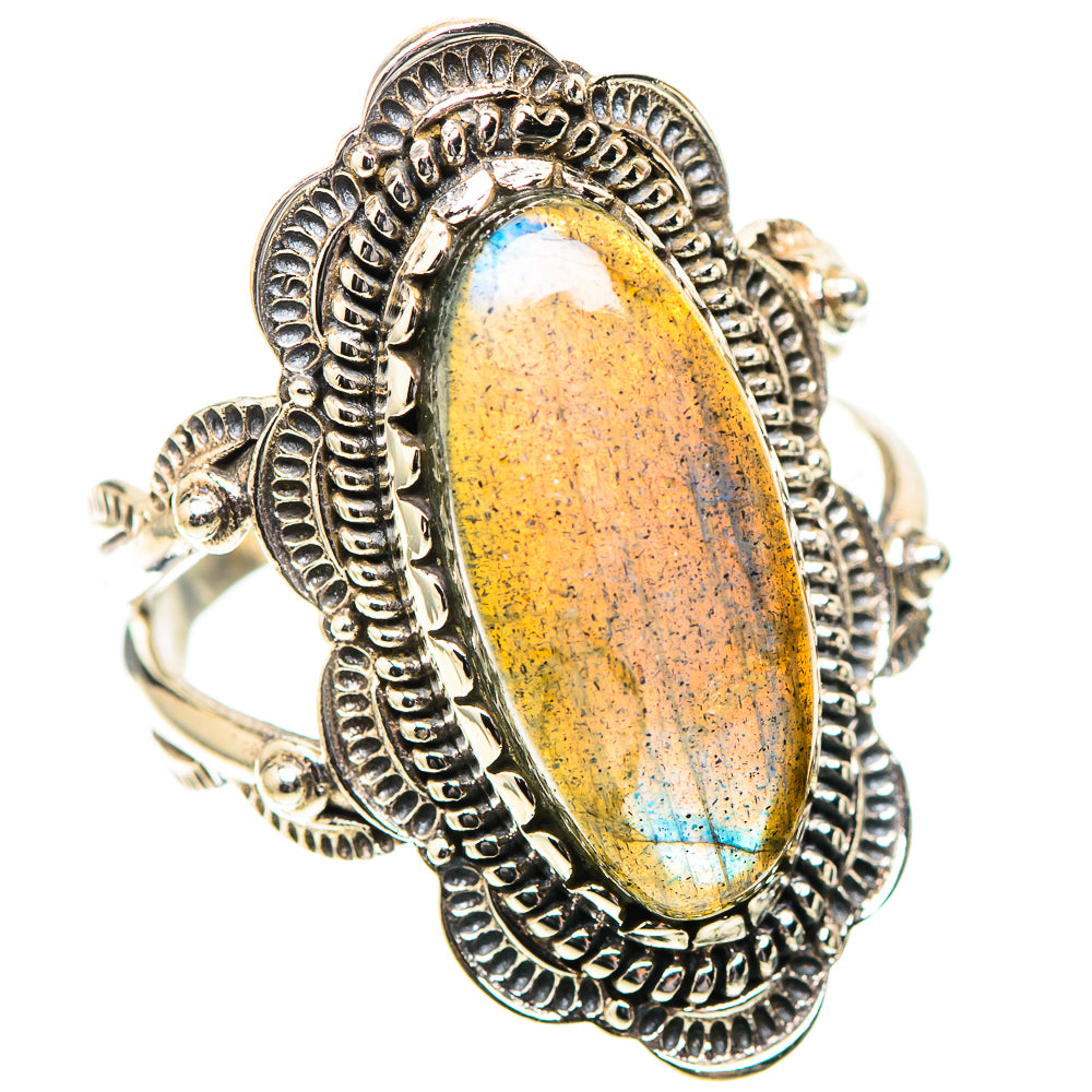 Labradorite Ring Size 8 (925 Sterling Silver) RING138842