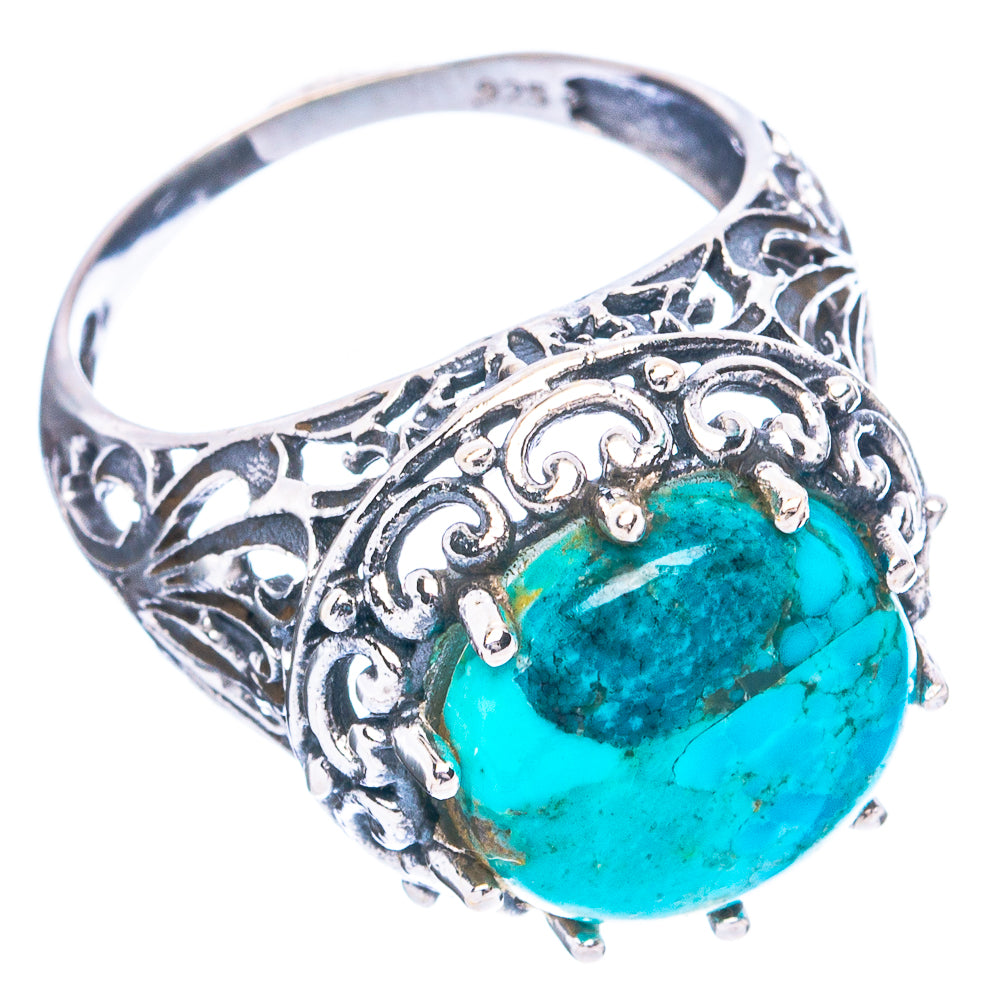 Rare Arizona Turquoise Ring Size 8.75 (925 Sterling Silver) R4816