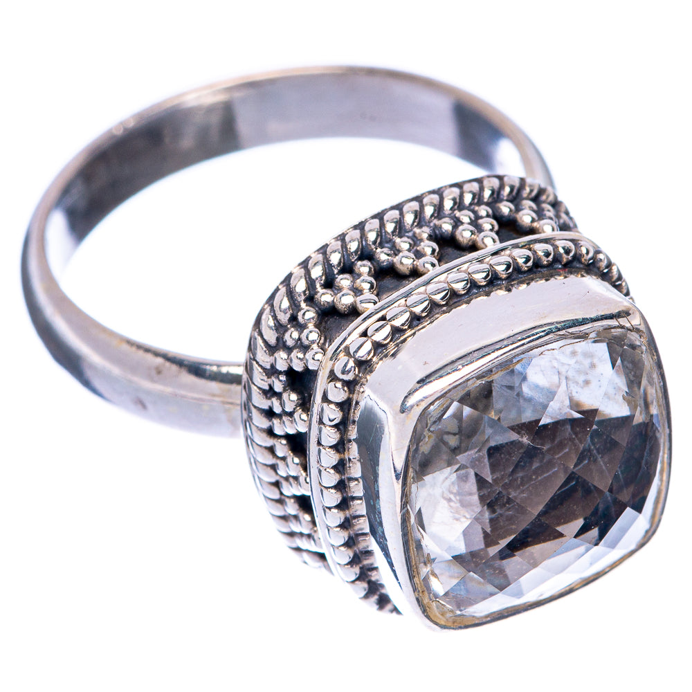 Large White Topaz Ring Size 6.75 (925 Sterling Silver) R144824