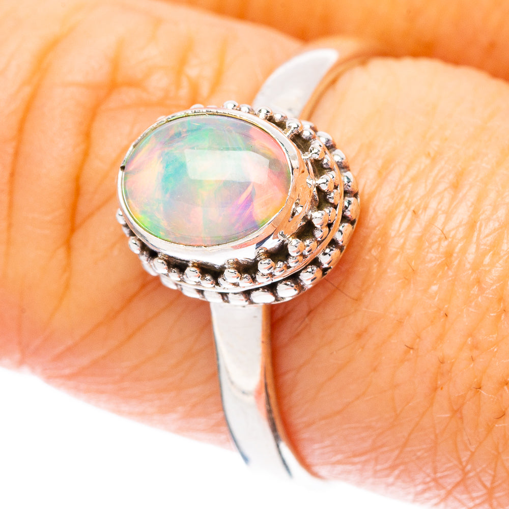 Rare Ethiopian Opal Ring Size 8.75 (925 Sterling Silver) R4399