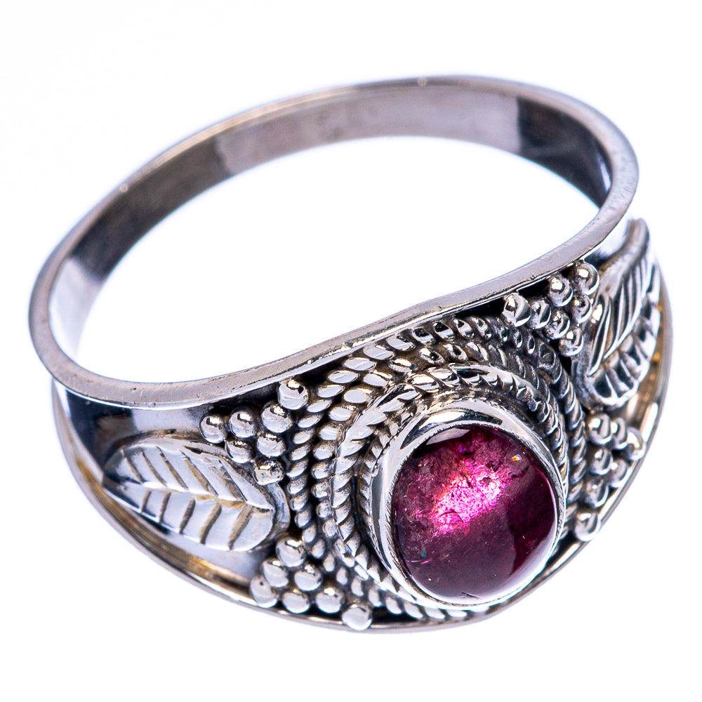 Garnet Ring Size 7.75 (925 Sterling Silver) R146107