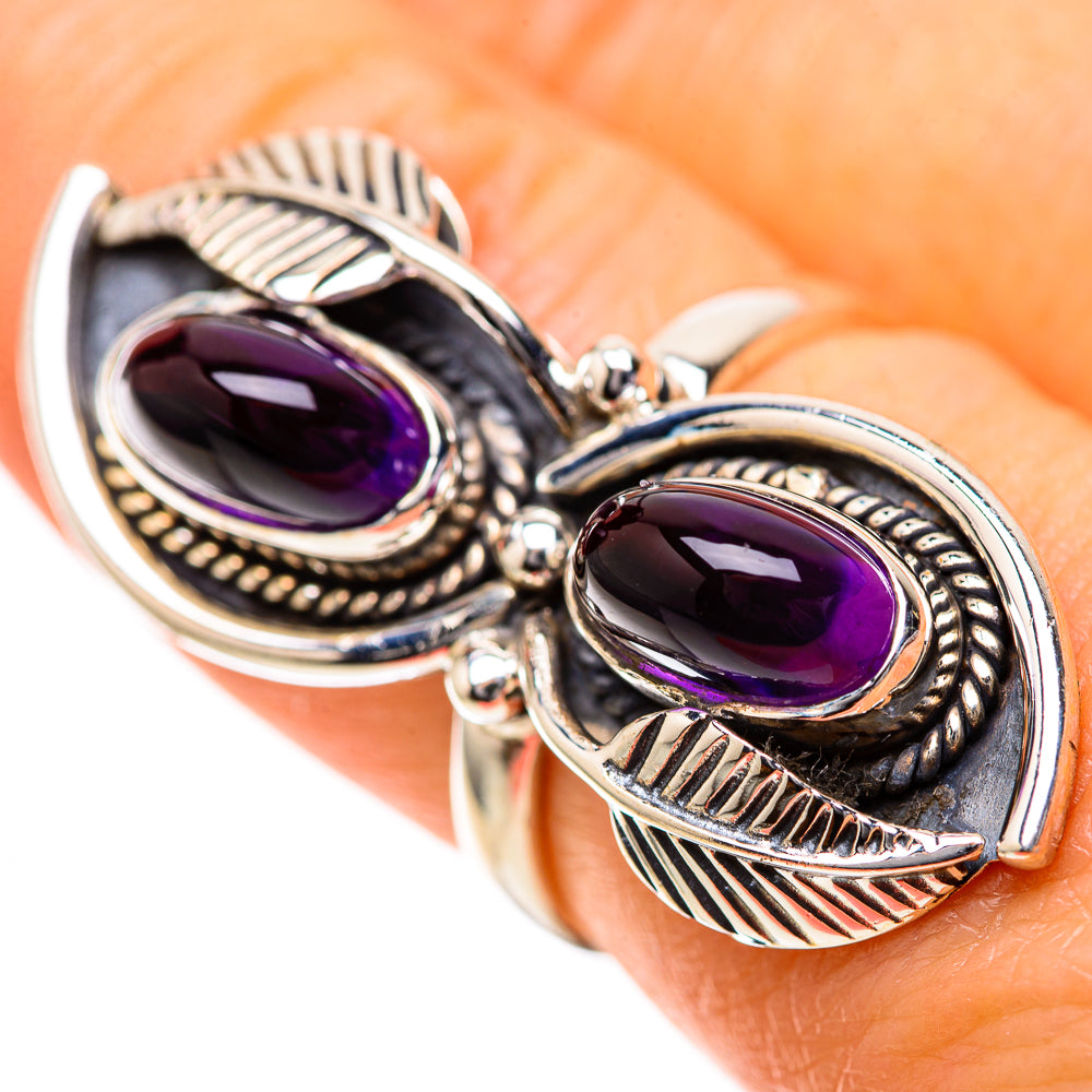 Large Amethyst 925 Sterling Silver Ring Size 7.5 (925 Sterling Silver) RING139670