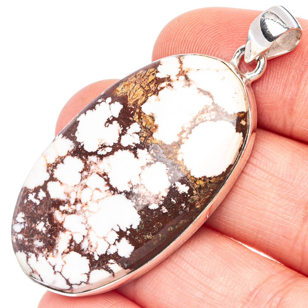 Wild Horse Jasper Pendant 2" (925 Sterling Silver) P43188