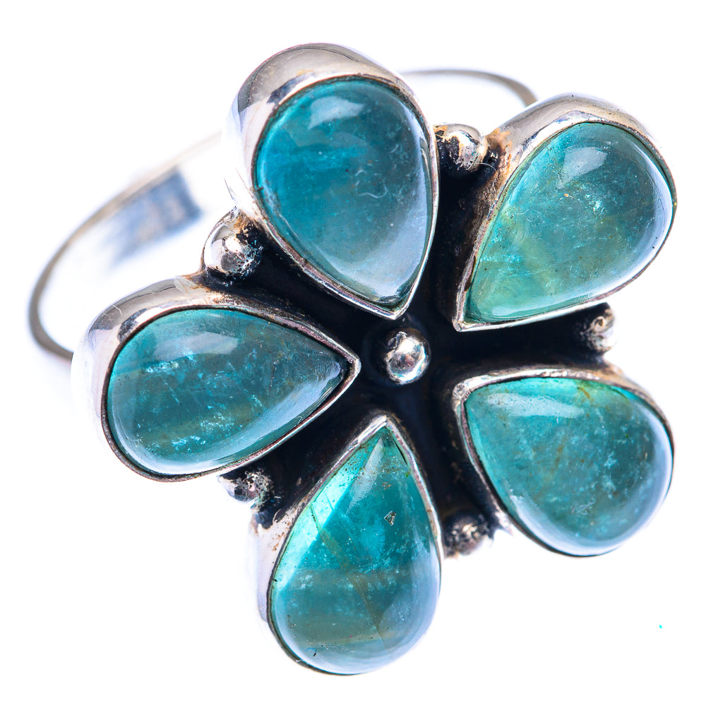 Large Blue Fluorite 925 Sterling Silver Ring Size 10.75 (925 Sterling Silver) RING140426