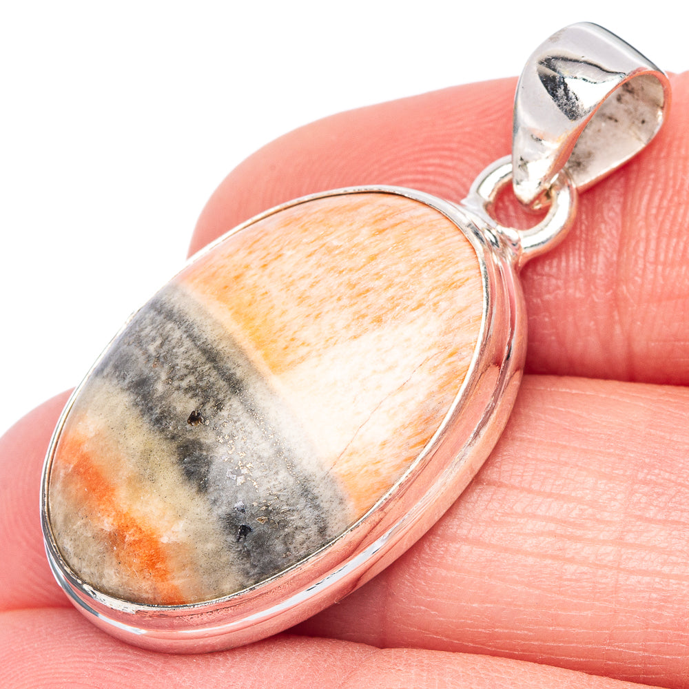 Celestobarite Pendant 1 3/8" (925 Sterling Silver) P40988
