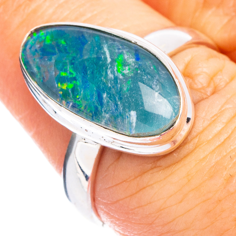 Rare Triplet Opal Ring Size 7 (.925 Sterling Silver)