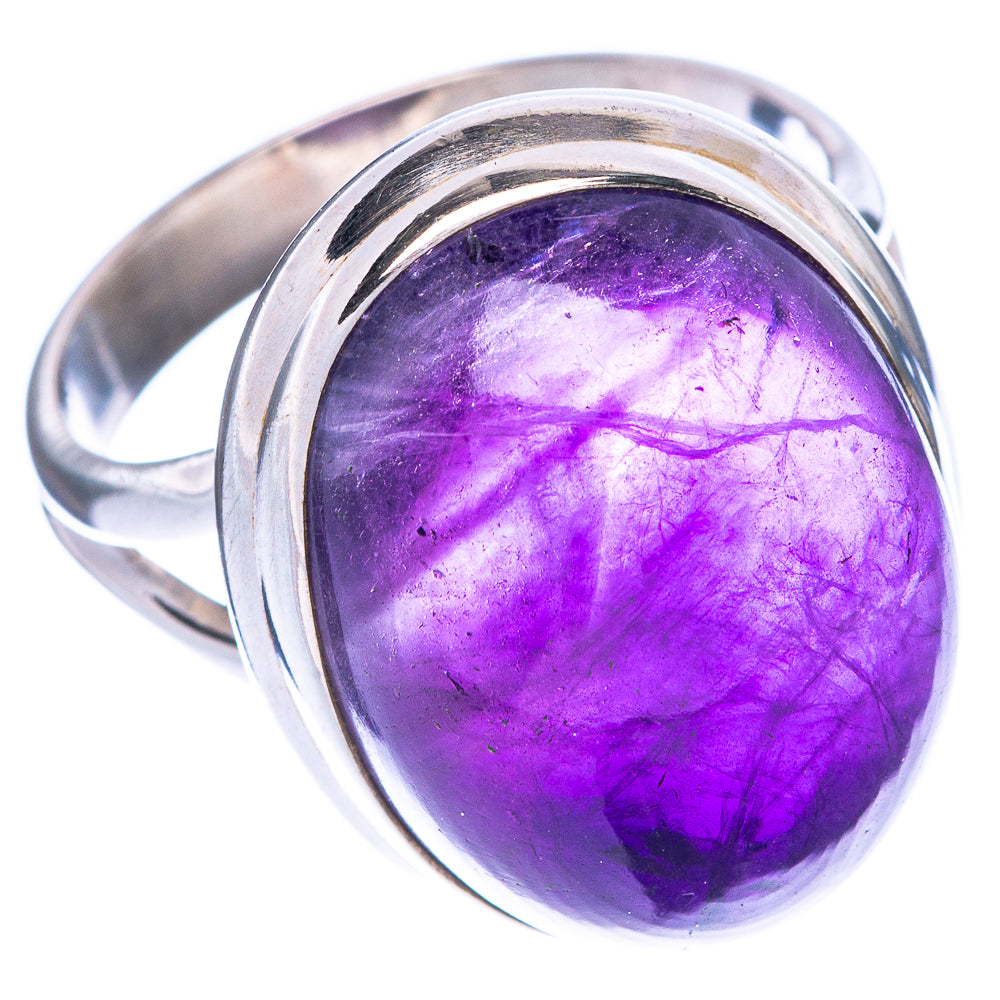 Amethyst Ring Size 7.75 (925 Sterling Silver) R1592