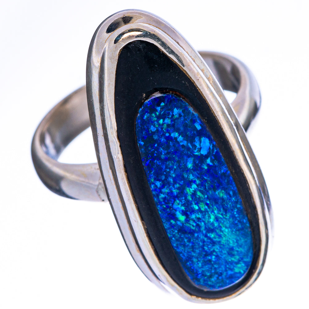 Rare Doublet Opal Ring Size 5 (925 Sterling Silver) R1413