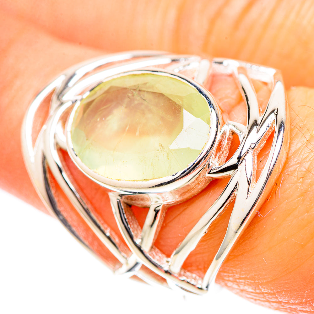 Prehnite Ring Size 7 (925 Sterling Silver) RING137803