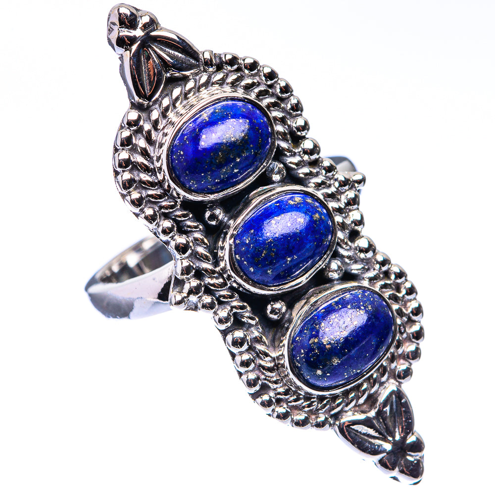 Premium Lapis Lazuli Ring Size 6 (925 Sterling Silver) R141762