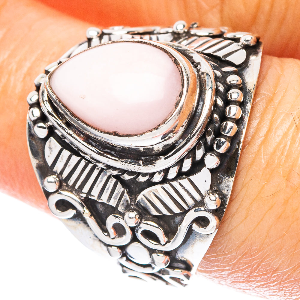 Rare Queen Conch Shell Ring Size 8 (925 Sterling Silver) R4650