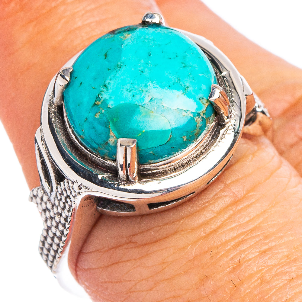 Rare Arizona Turquoise Ring Size 7.75 (.925 Sterling Silver)