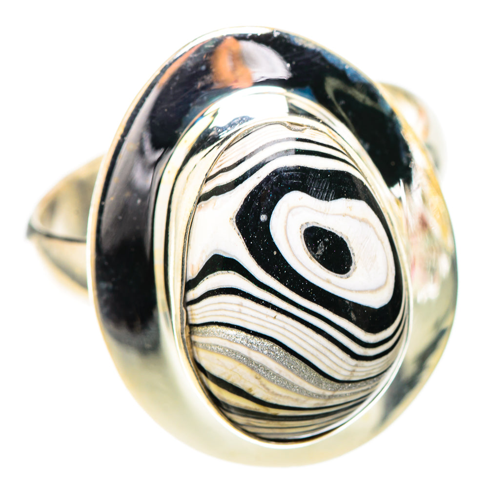 Fordite Ring Size 8.75 (925 Sterling Silver) RING139274