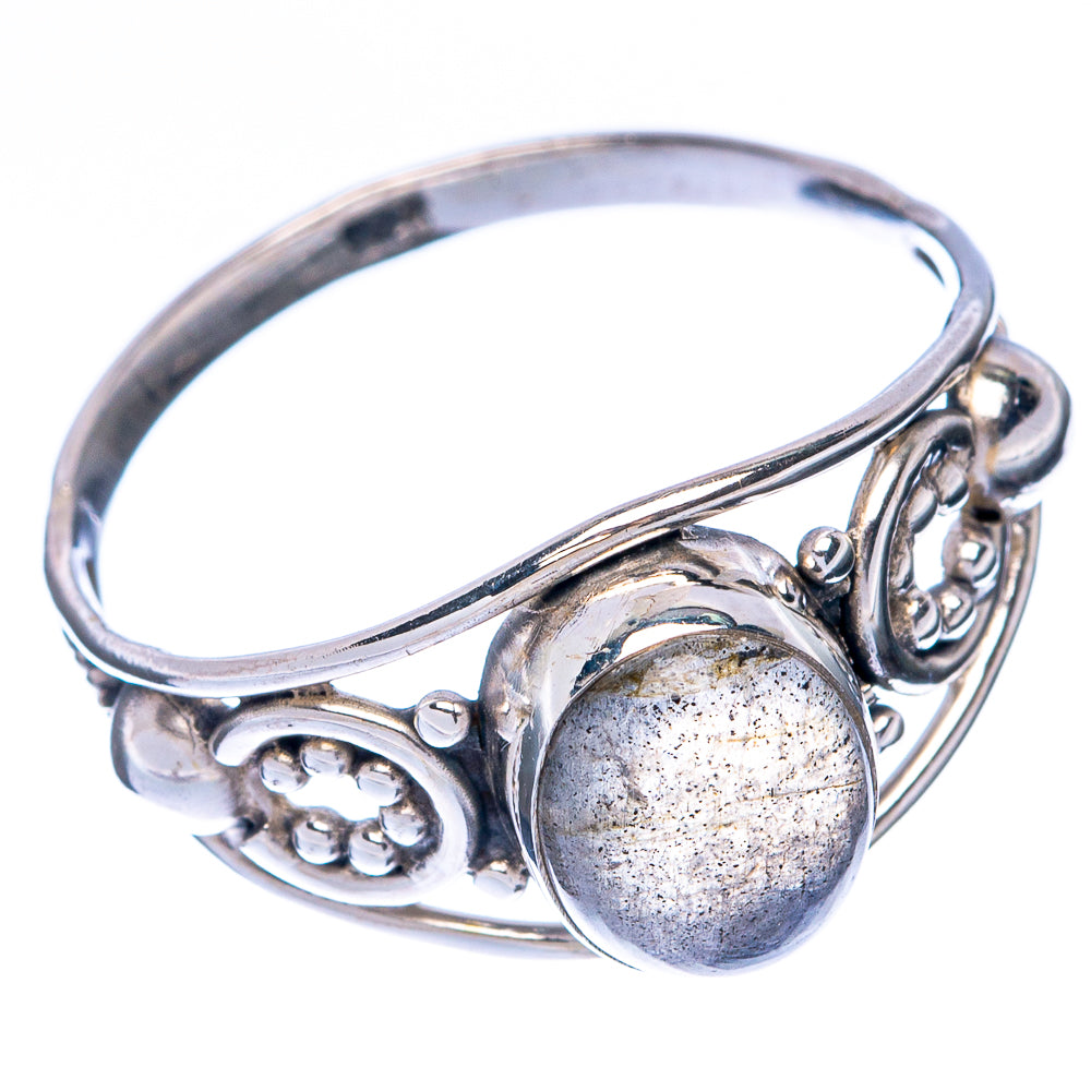 Labradorite Dainty Ring Size 9.5 (925 Sterling Silver) R145065