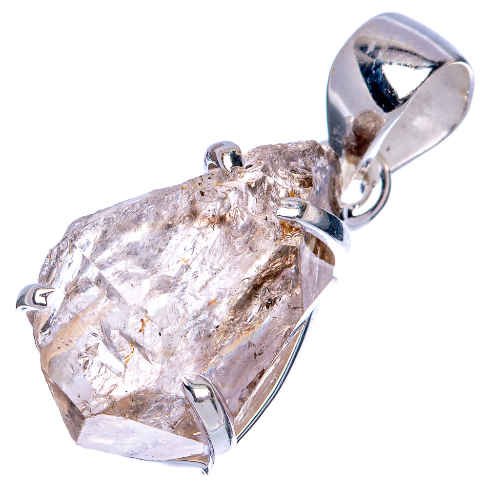 Rare Elestial Quartz Pendant 1 1/8" (925 Sterling Silver) P41500