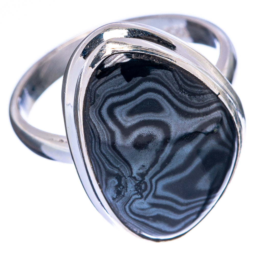 Psilomelane Ring Size 8.25 (925 Sterling Silver) R146111