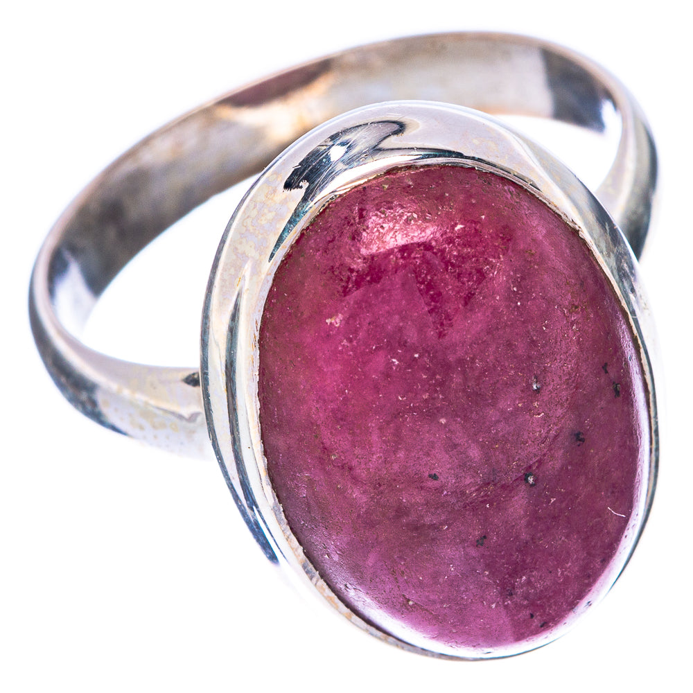 Rhodonite Ring Size 8.5 (925 Sterling Silver) R1717