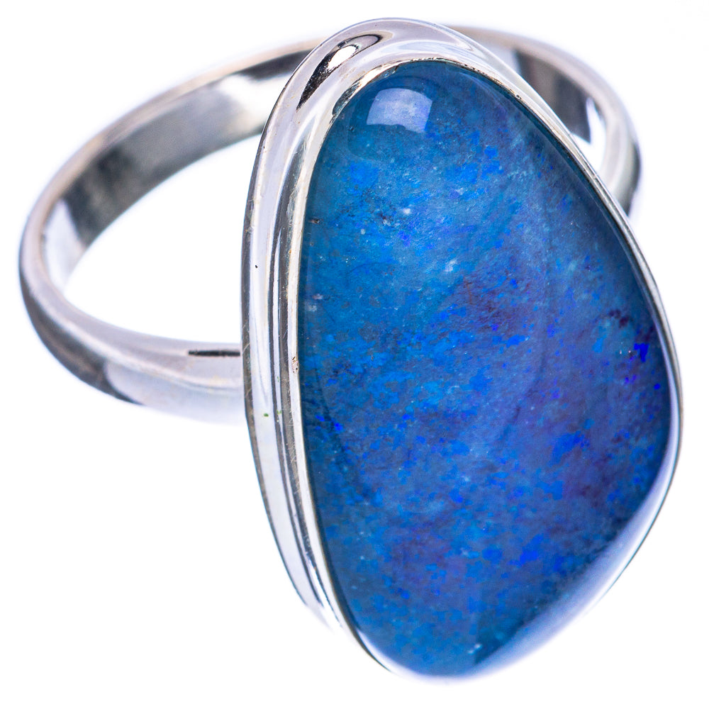 Rare Triplet Opal Ring Size 9 (925 Sterling Silver) R2068