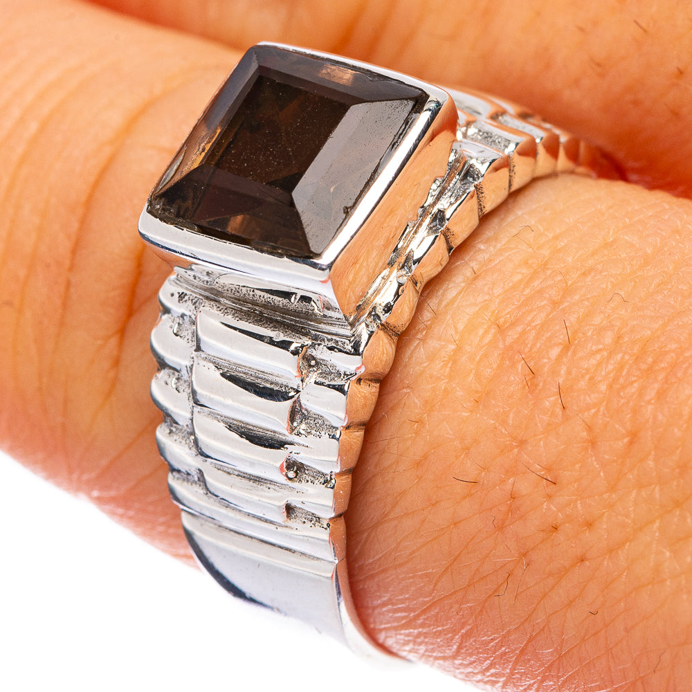 Smoky Quartz Ring Size 9 (925 Sterling Silver) R146057