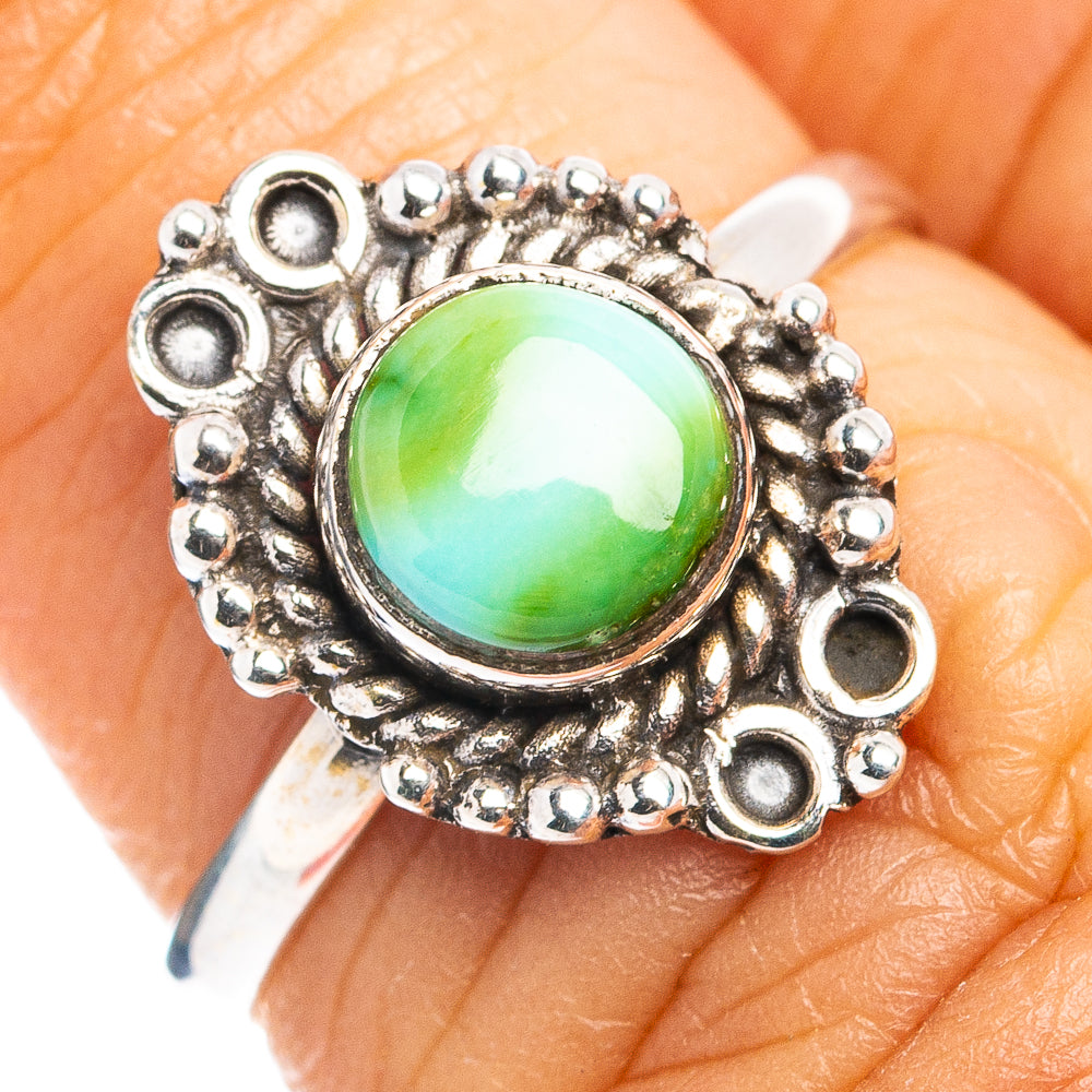 Palomino Turquoise Dainty Ring Size 5.75 (.925 Sterling Silver)