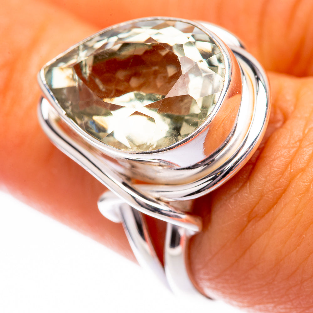 White Quartz Ring Size 6.75 (925 Sterling Silver) R140537