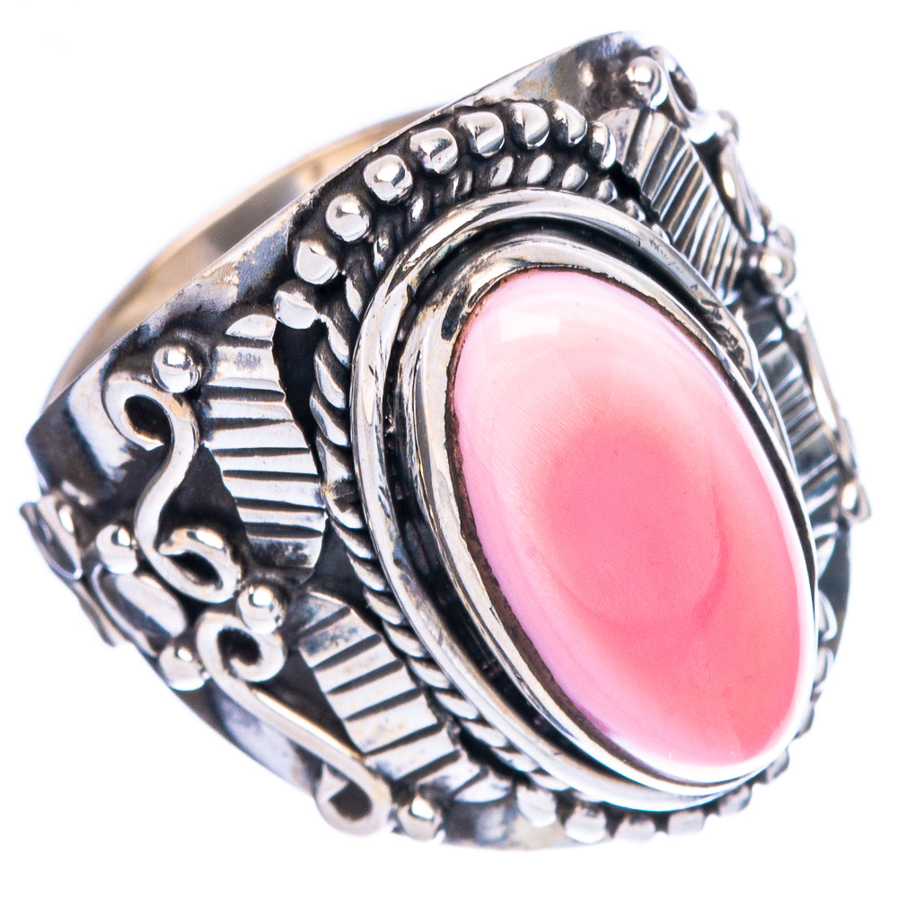 Rare Queen Conch ShellRing Size 8 (925 Sterling Silver) R4613