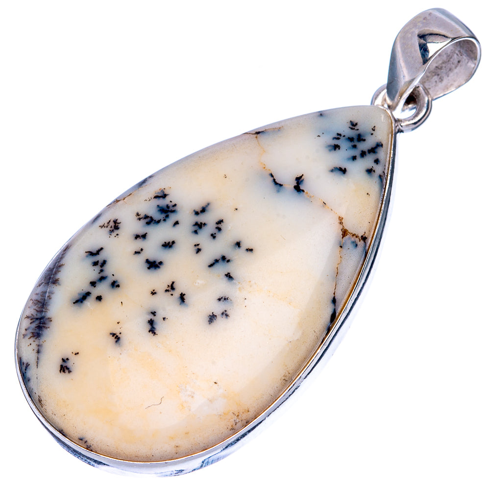 Dendritic Opal Pendant 1 7/8" (925 Sterling Silver) P42179