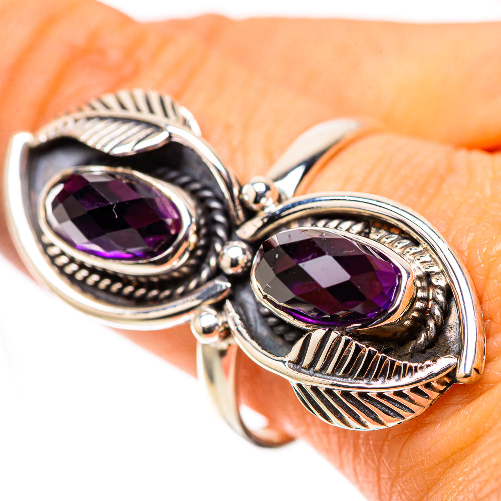 Large Amethyst Ring Size 9.75 (925 Sterling Silver) RING138601