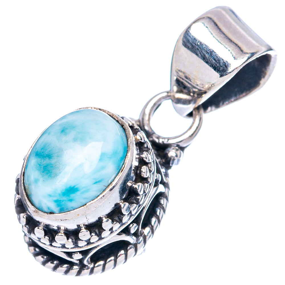 Larimar Pendants 7/8" (925 Sterling Silver) P42313