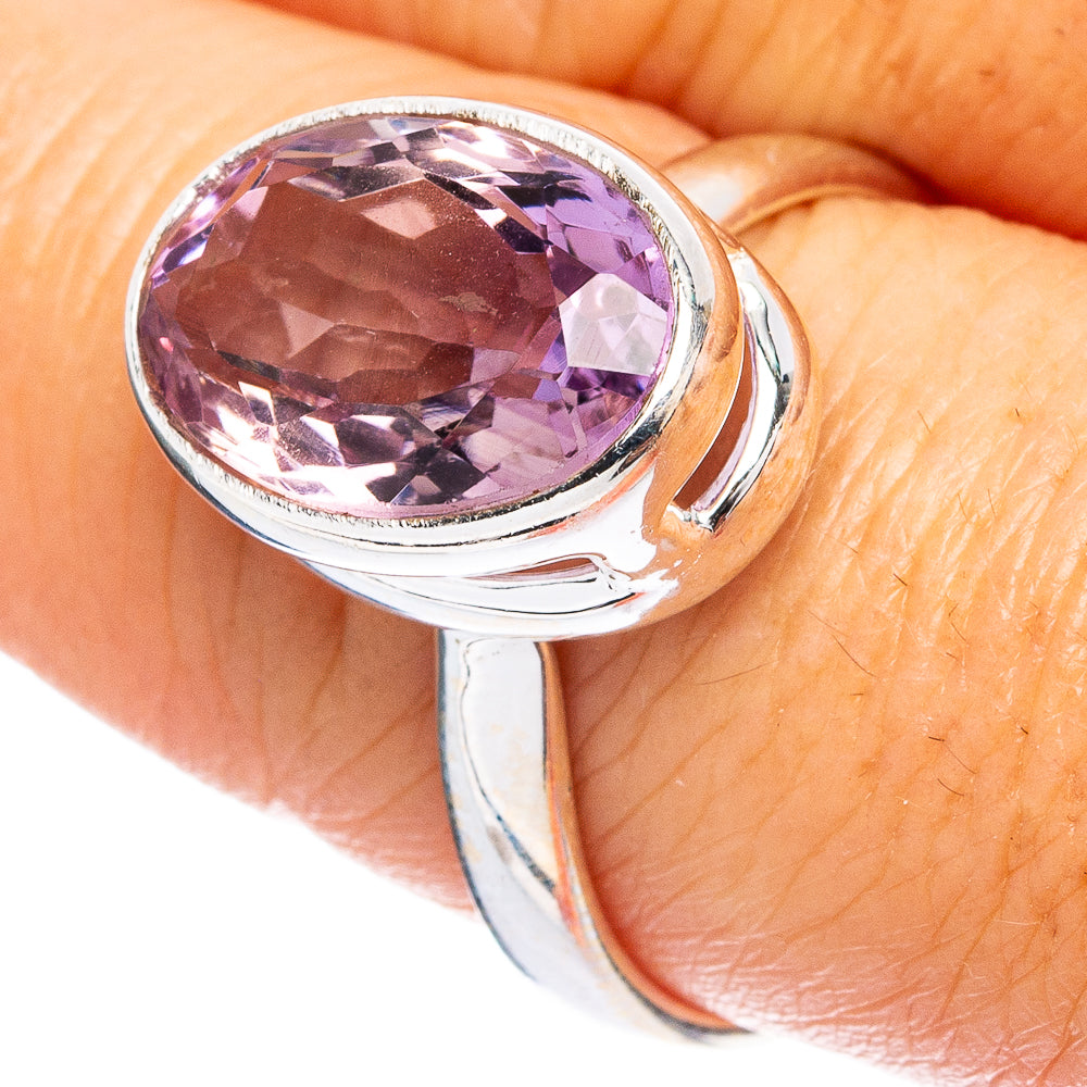 Faceted Ametrine Ring Size 9 (925 Sterling Silver) R4799