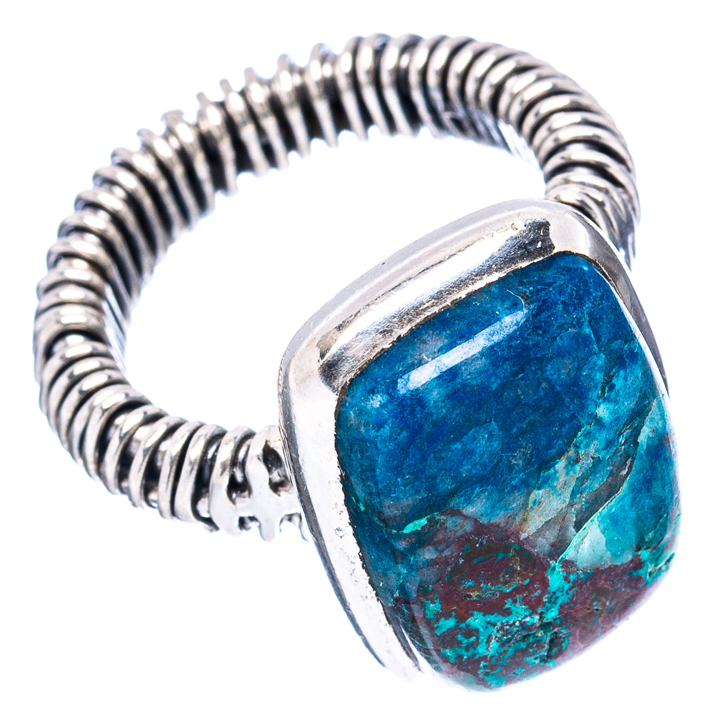 (Classic Series) Shattuckite Ring Size 7 (.925 Sterling Silver)