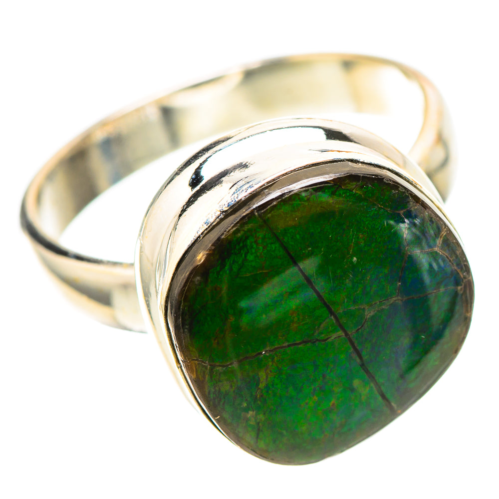 Canadian Ammolite 925 Sterling Silver Ring Size 7.5 (925 Sterling Silver) RING139336